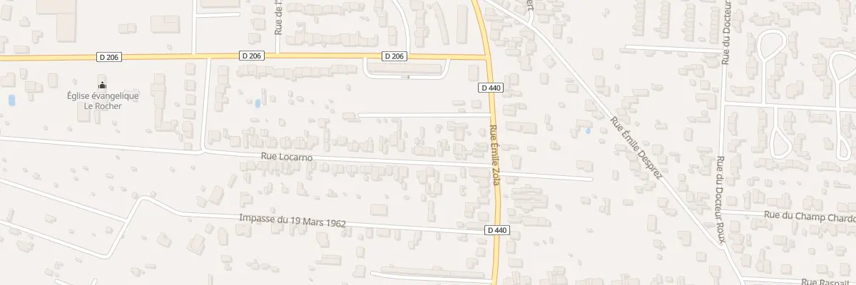 Plan du 14 Rue Locarno à Romilly-sur-Seine