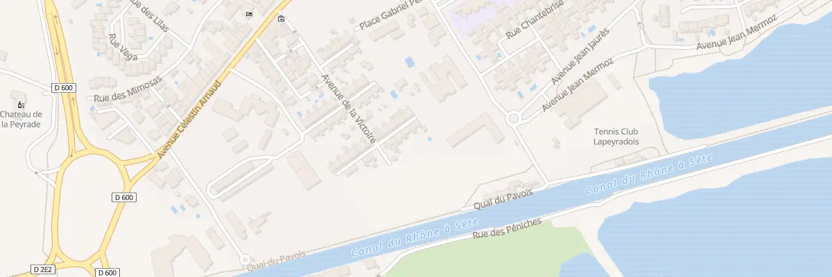 Plan du 5 Rue de la Marne La Peyrade à Frontignan