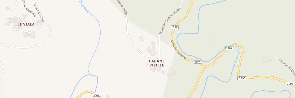 Plan du 5134 Cabane Vieille à Saint-Martial