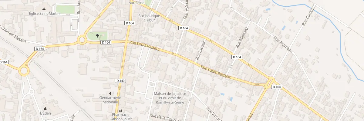 Plan du 32 Rue Louis Pasteur à Romilly-sur-Seine