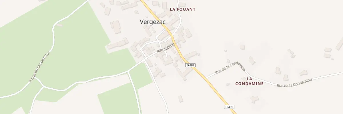 Plan du 1 Imp des Rosiers à Vergezac