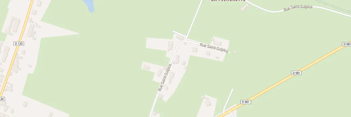 Plan du 14 Rue Saint Sulpice à Fours
