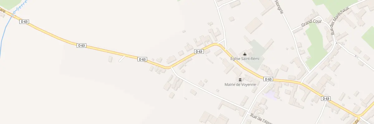 Plan du 5 Rue de la Gare à Voyenne