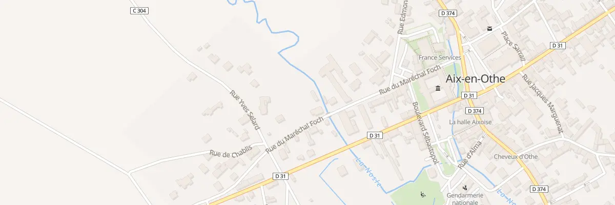 Plan du 14 Rue Marechal Foch à Aix-Villemaur-Pâlis