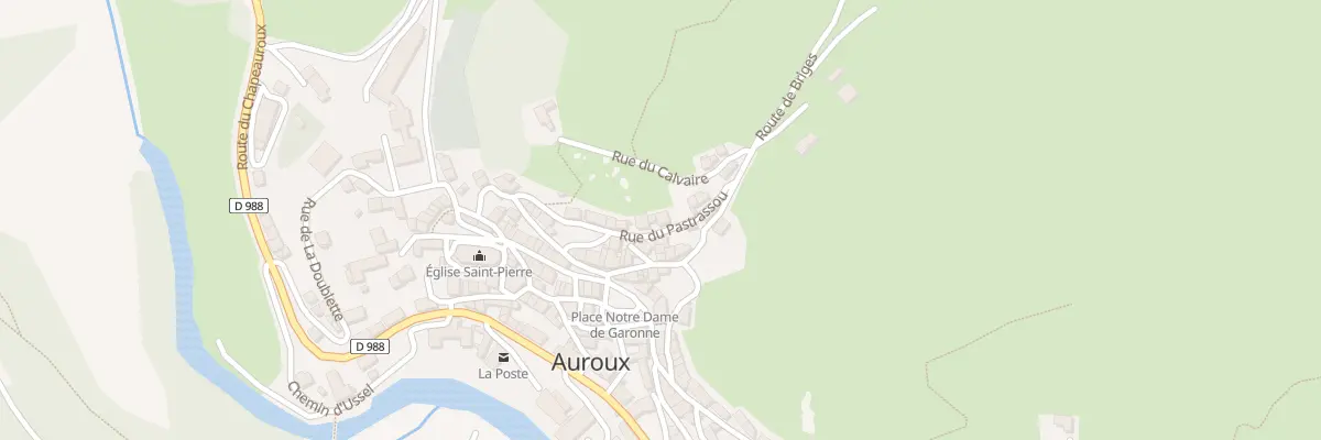 Plan du 5210 Auroux Village à Auroux