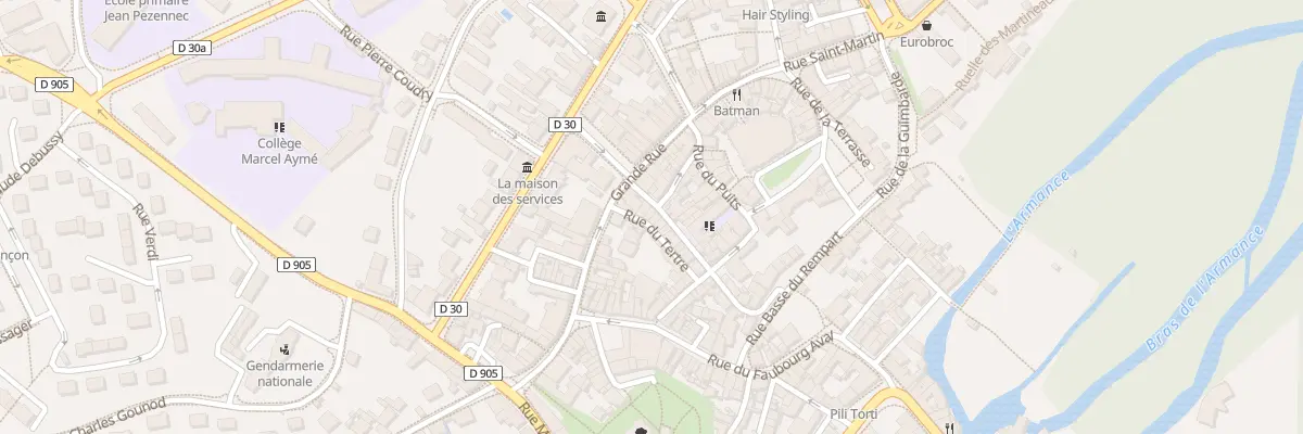 Plan du 4 Rue du College à Saint-Florentin