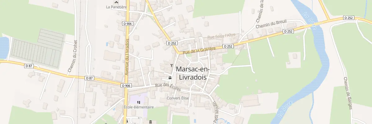 Plan du 1 Pl des Tilleuls à Marsac-en-Livradois