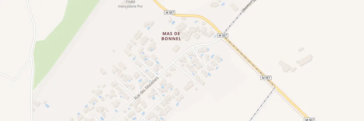 Plan du 281 Rue des Maseliers à Cournonsec