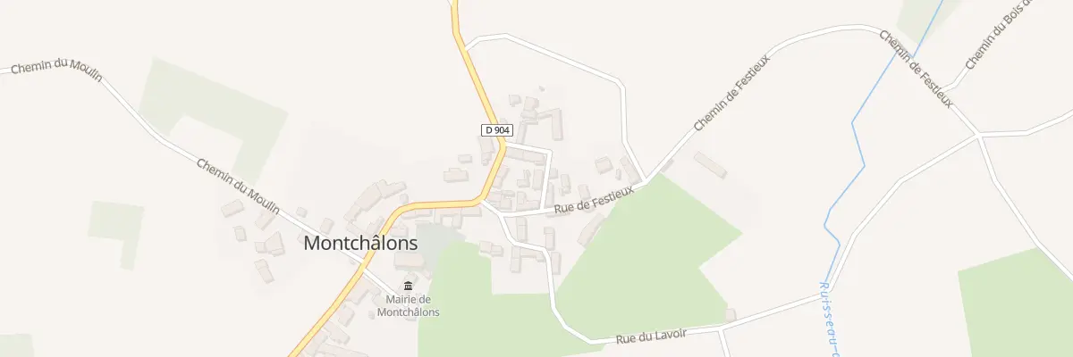 Plan du 1 Rue Macaine à Montchâlons