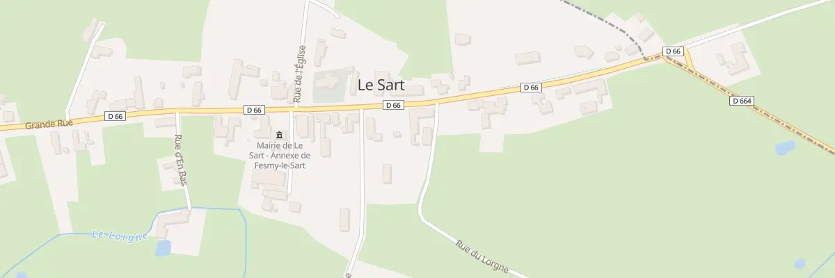Plan du 38 Gr Grande Rue à Fesmy-le-Sart