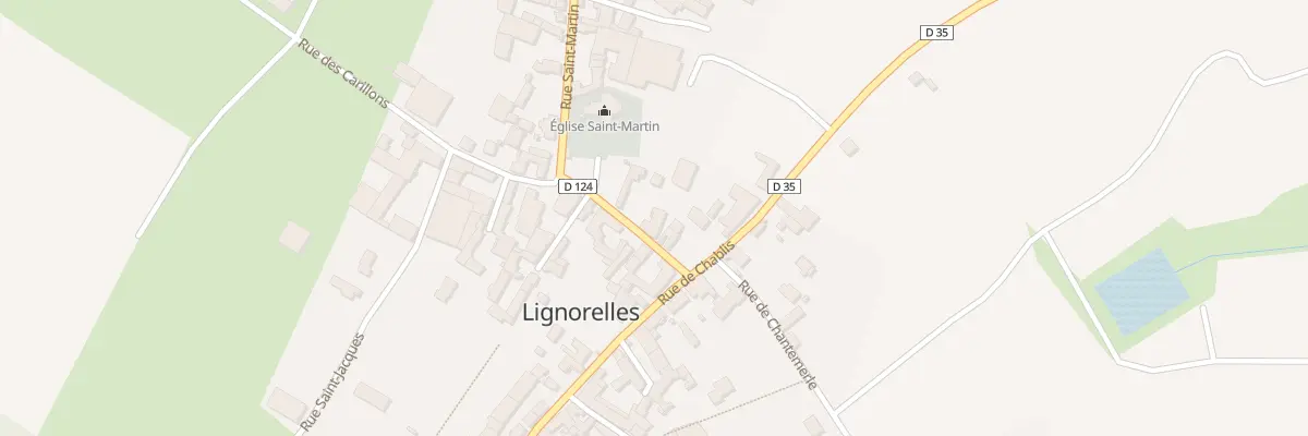 Plan du 8 Rue des Carillons à Lignorelles