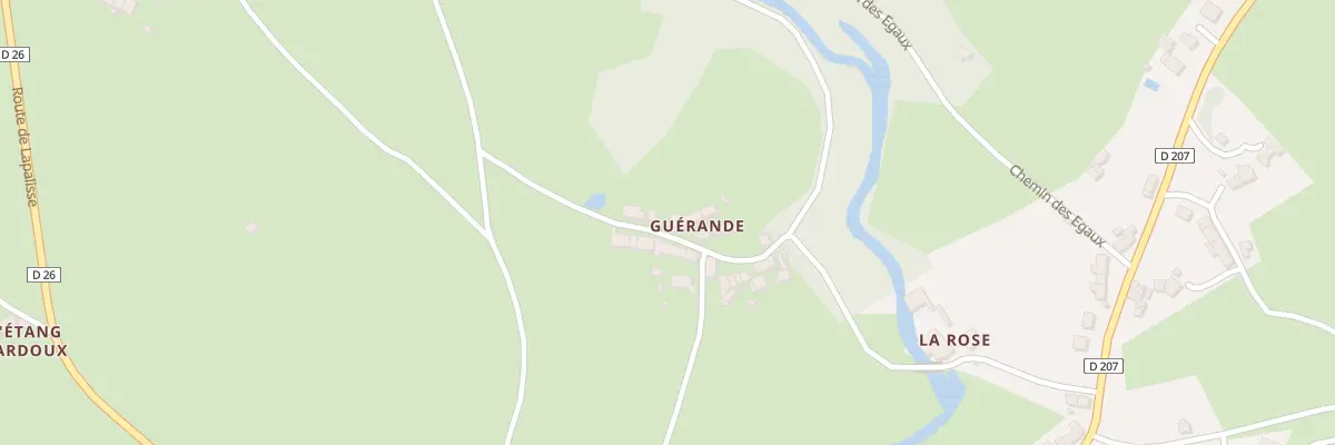 Plan du 24 Che de Guérande à Arfeuilles