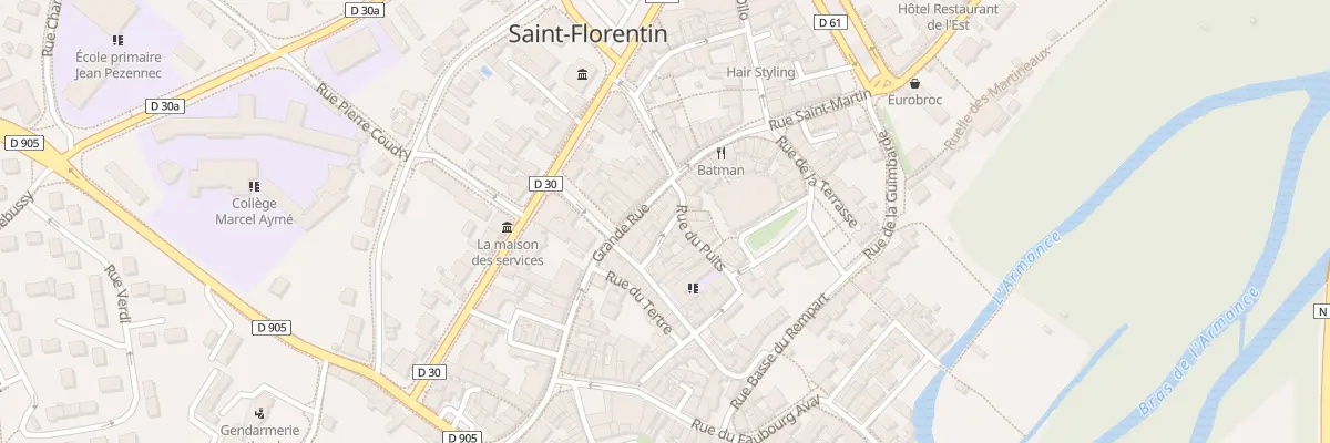 Plan du 4 Rue de Chèvre à Saint-Florentin