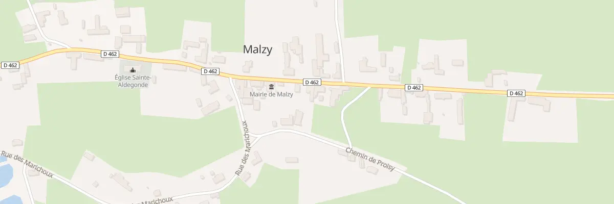 Plan du 18 Rue du Général de Gaulle à Malzy