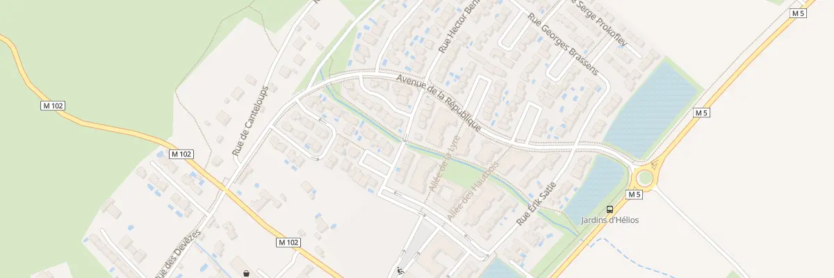 Plan du 64 Rue Hector Berlioz à Cournonterral