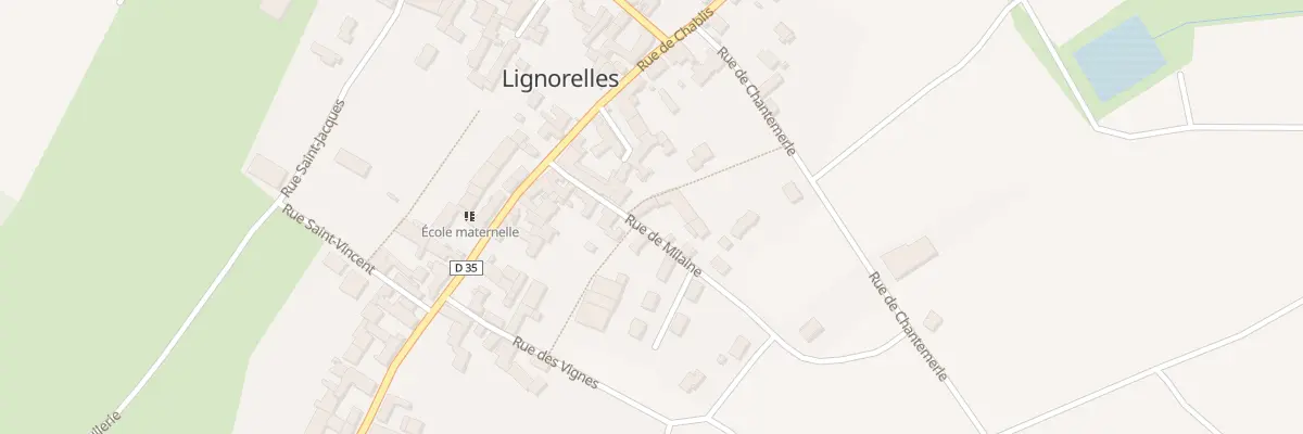 Plan du 3 Rue de Milaine à Lignorelles