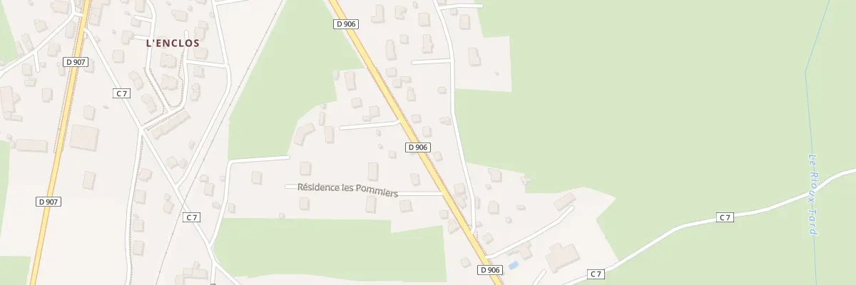 Plan du 33 Rte de Dore l’Eglise à Arlanc