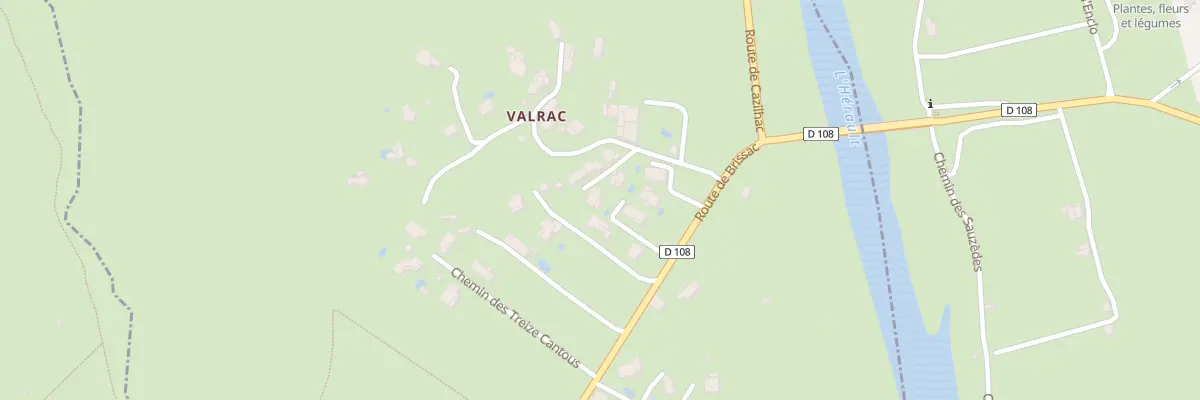 Plan de Valrac à Agonès