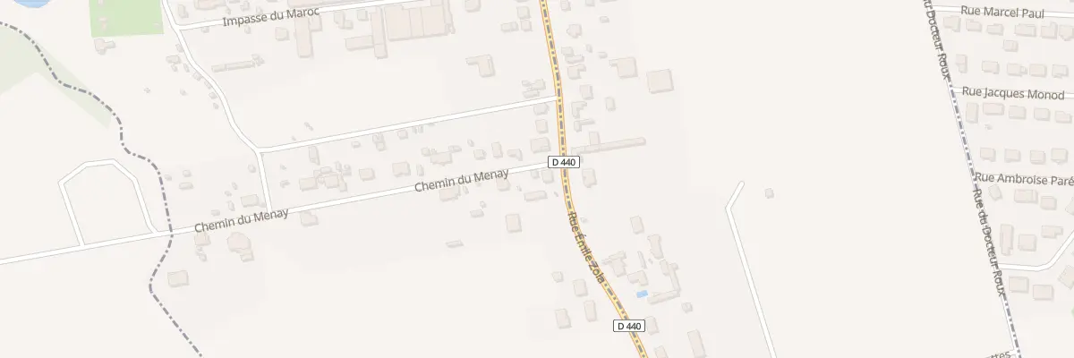 Plan du 210 Rue Emile Zola à Romilly-sur-Seine
