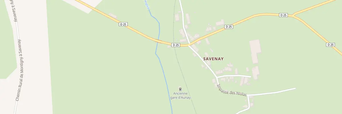 Plan du 168 La Gare à Aunay-en-Bazois