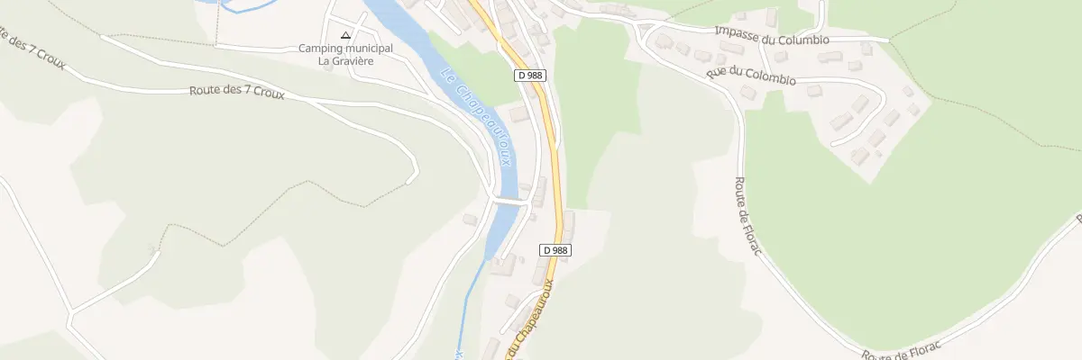 Plan du 5089 Rte Departementale 988 à Auroux