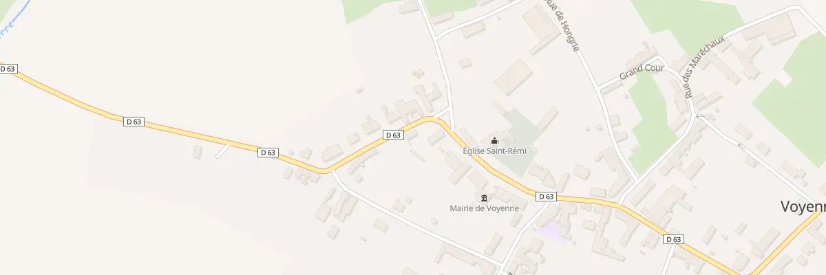 Plan du 1 Rue de la Gare à Voyenne