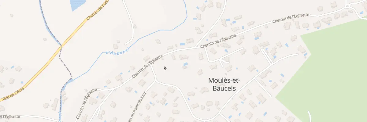 Plan du 5467 La Lavagne à Moulès-et-Baucels