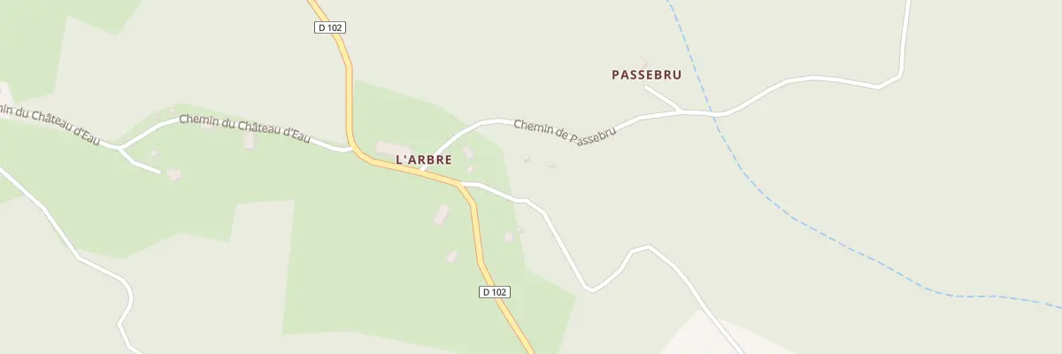 Plan du 5332 L’Arbre au Brugeron