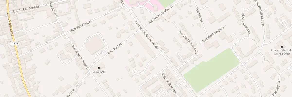 Plan du 432 Av Charles de Gaulle à Sézanne