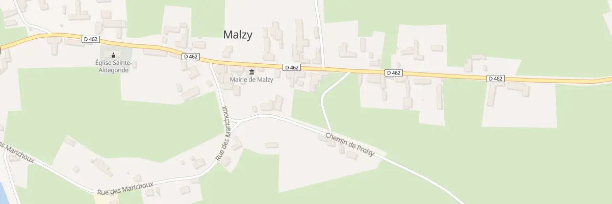 Plan du 20 Rue du Général de Gaulle à Malzy