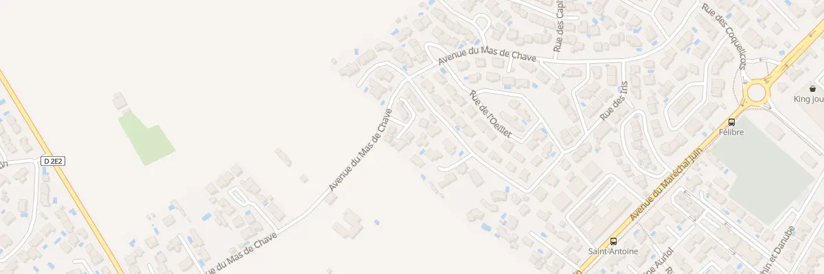 Plan du 2 Rue de la Rose à Bouzigues