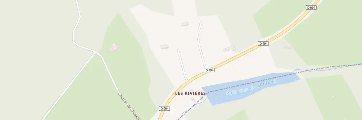 Plan du 701 Rte du Donjon à Barrais-Bussolles