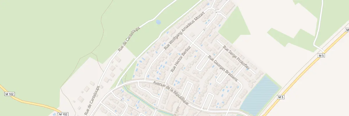 Plan du 215 Rue Hector Berlioz à Cournonterral