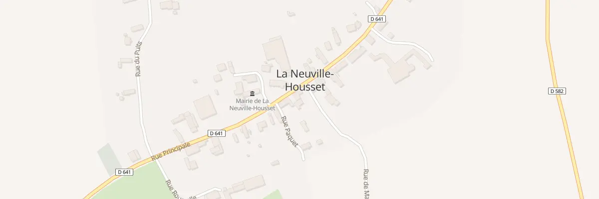 Plan du 10 Rue Principale à La Neuville-Housset