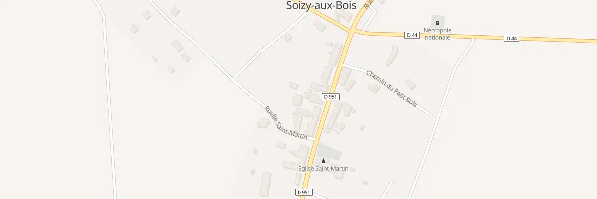 Plan du 12 Rue de Velours à Soizy-aux-Bois