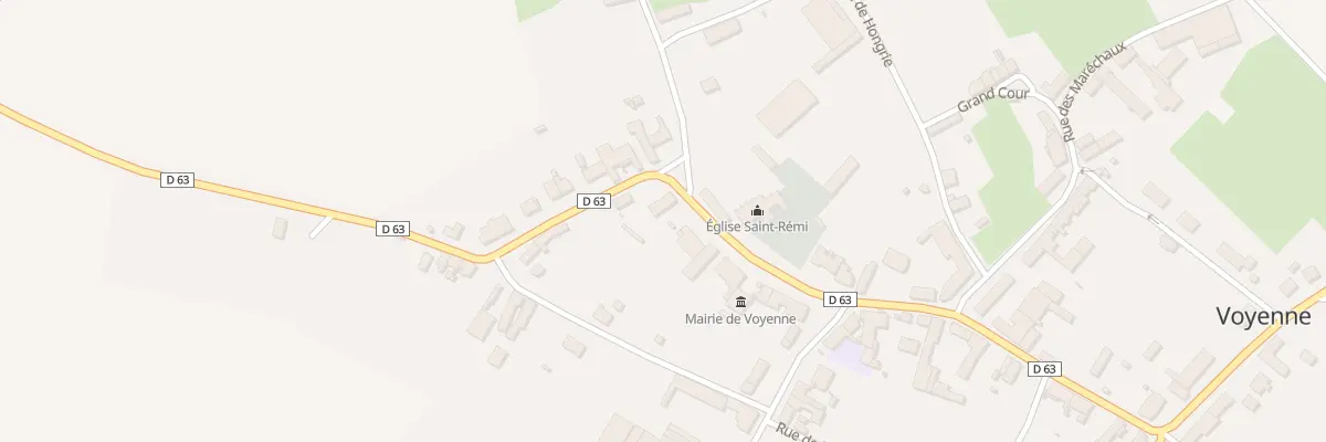 Plan du 11 Rue de l’Eglise à Voyenne
