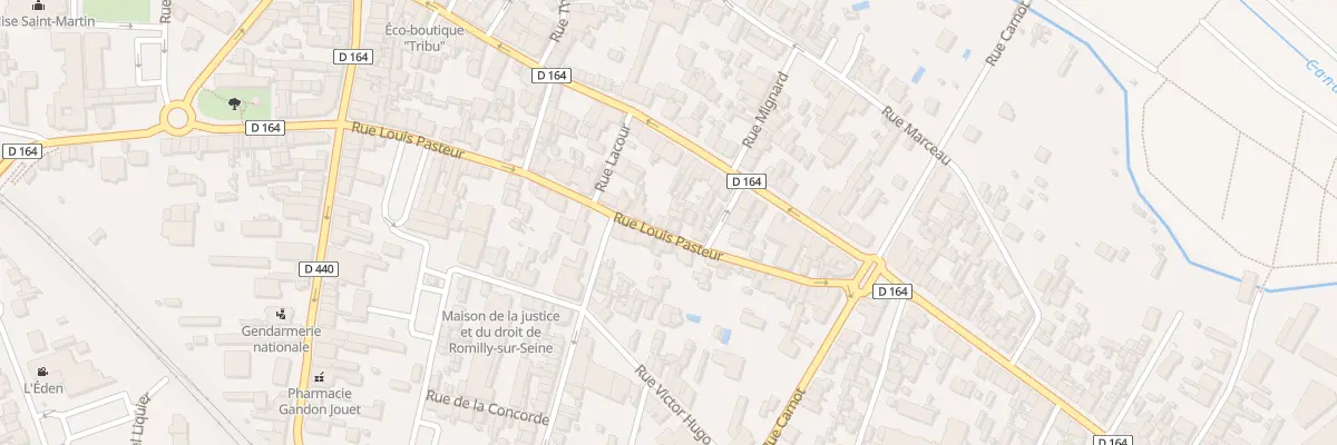 Plan du 35B Rue Louis Pasteur à Romilly-sur-Seine