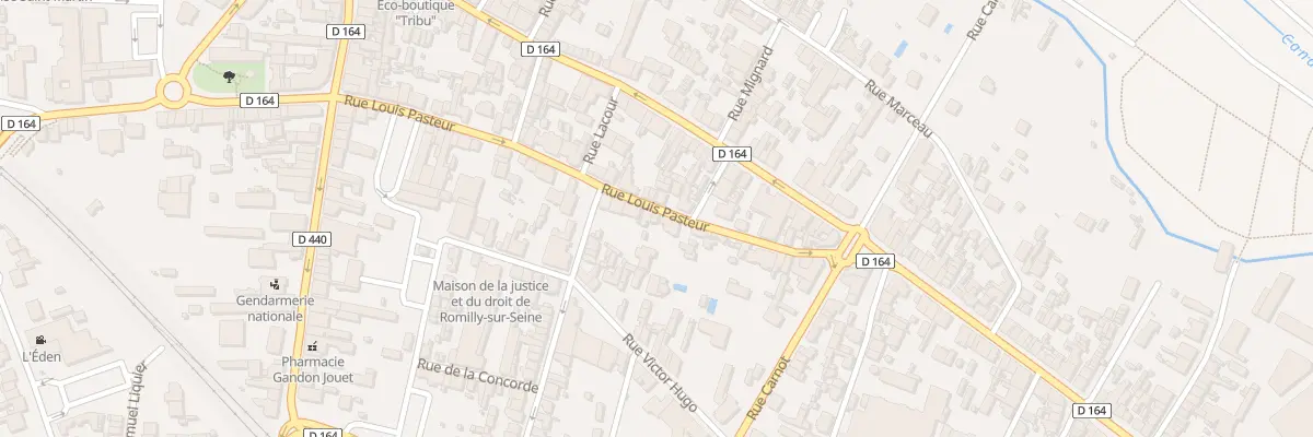 Plan du 52 Rue Louis Pasteur à Romilly-sur-Seine