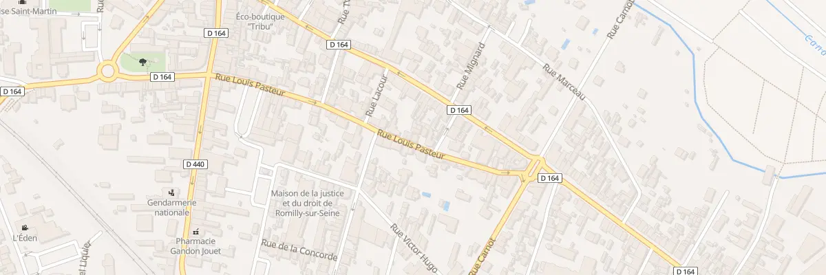 Plan du 35 Rue Louis Pasteur à Romilly-sur-Seine