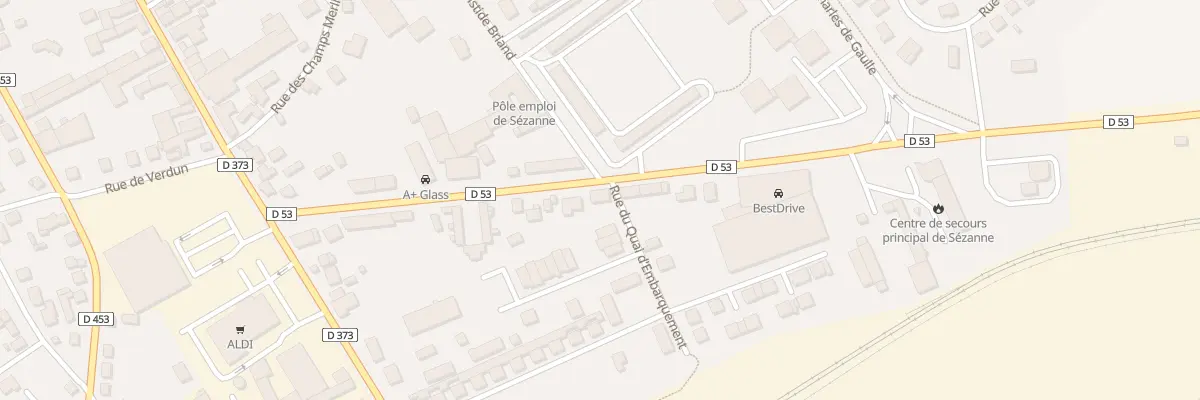 Plan du 37 Av de la Resistance à Sézanne