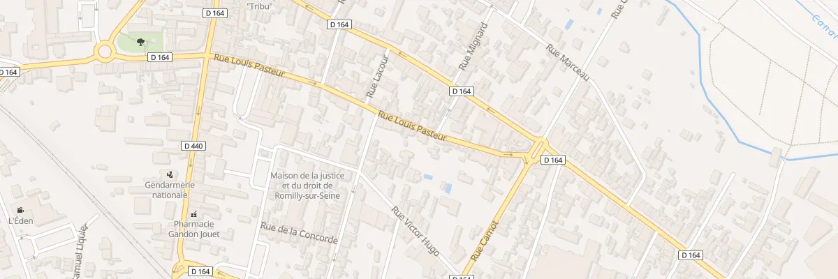 Plan du 54 Rue Louis Pasteur à Romilly-sur-Seine