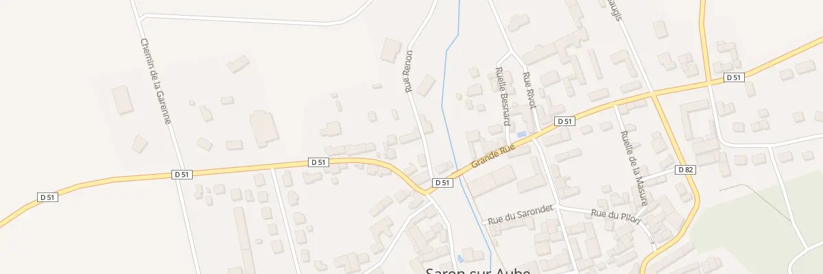 Plan du 4 Rue Renon à Saron-sur-Aube