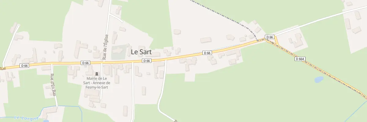 Plan du 40 Grande Rue à Fesmy-le-Sart
