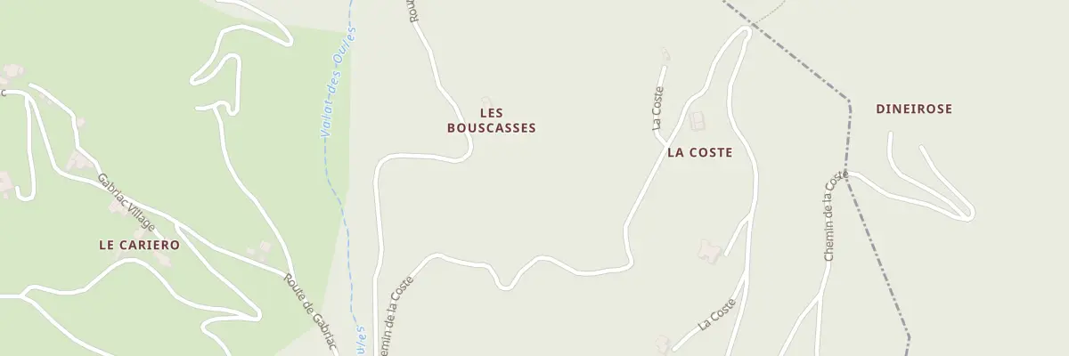 Plan du 5059 Les Bouscasses à Gabriac