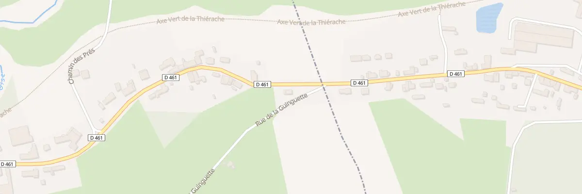 Plan du 1 Rue des Fontaines à Romery