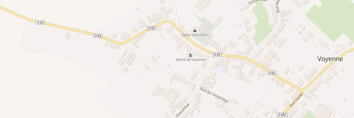 Plan du 7 Rue de l’Eglise à Voyenne