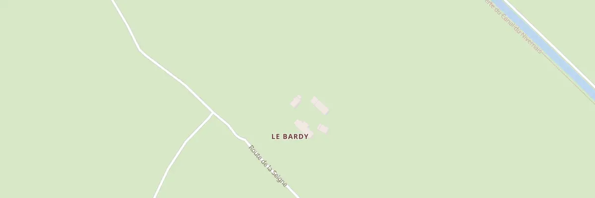 Plan du 99 Le Bardy à Limanton