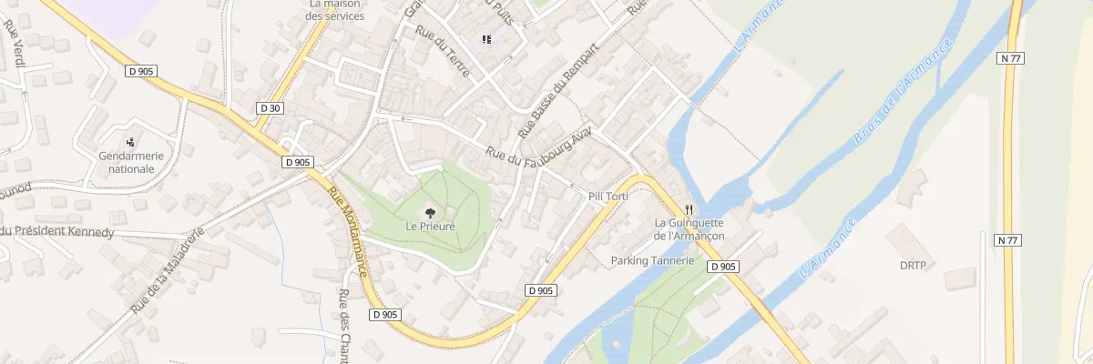 Plan du 1 Imp Saint Roch à Saint-Florentin