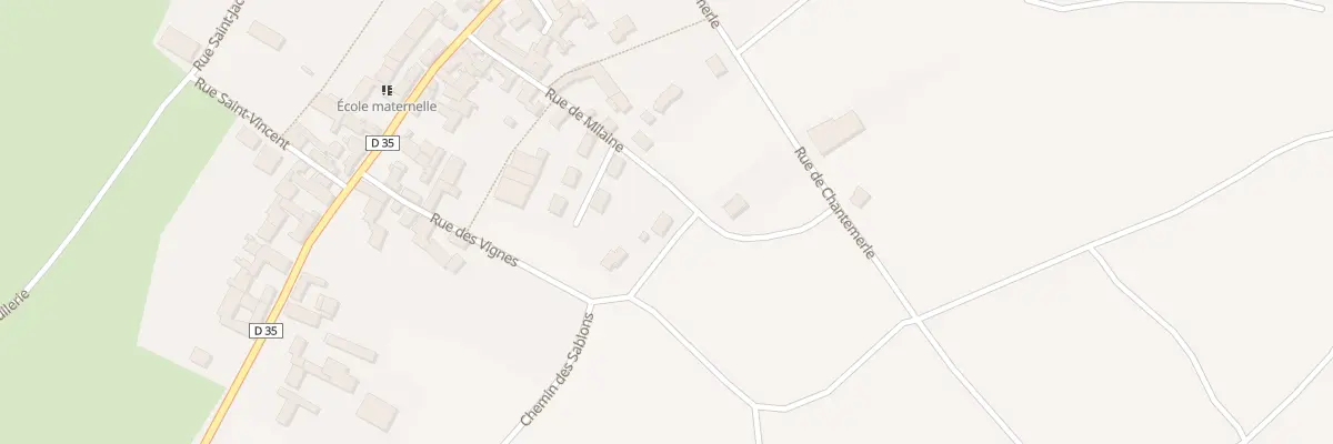 Plan du 18 Rue de Milaine à Lignorelles