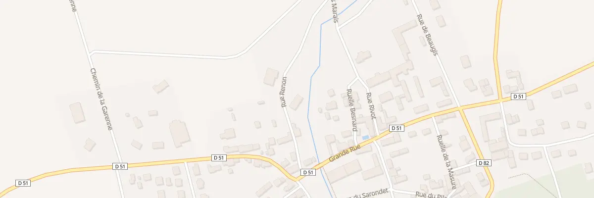 Plan du 3 Rue Renon à Saron-sur-Aube